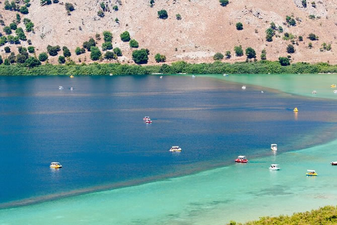 Day trip to Chania, Rethymnon and Lake Kournas by coach in Crete