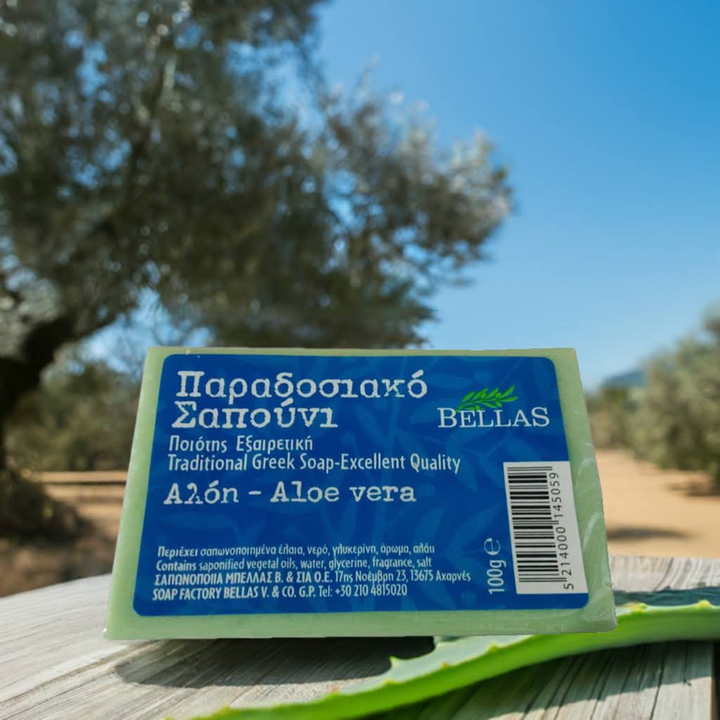 Aloë vera olijfoliezeep uit Kreta
